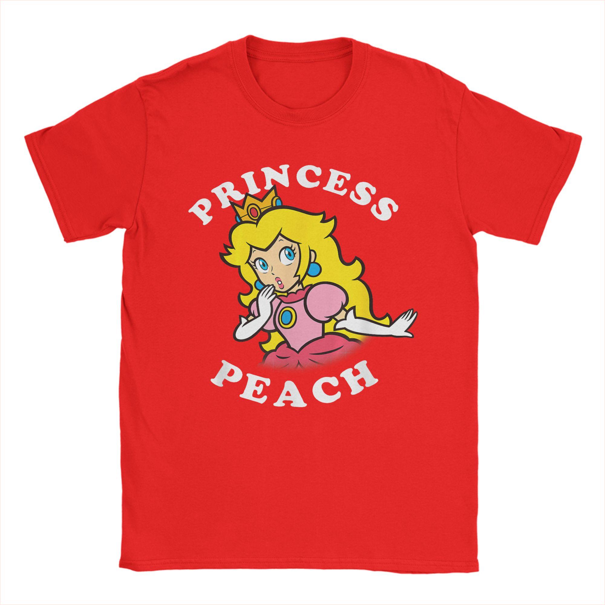 Unisexs Super Marios Princess Peach Big Character Portrait T Shirt Pure Cotton Clothes Short Sleeve O Neck Tees 6XL TShirts S
Unisexs Super Marios Princess Peach Big Character Portrait T Shirt Pure Cotton Clothes Short Sleeve O Neck Tees 6XL TShirts S