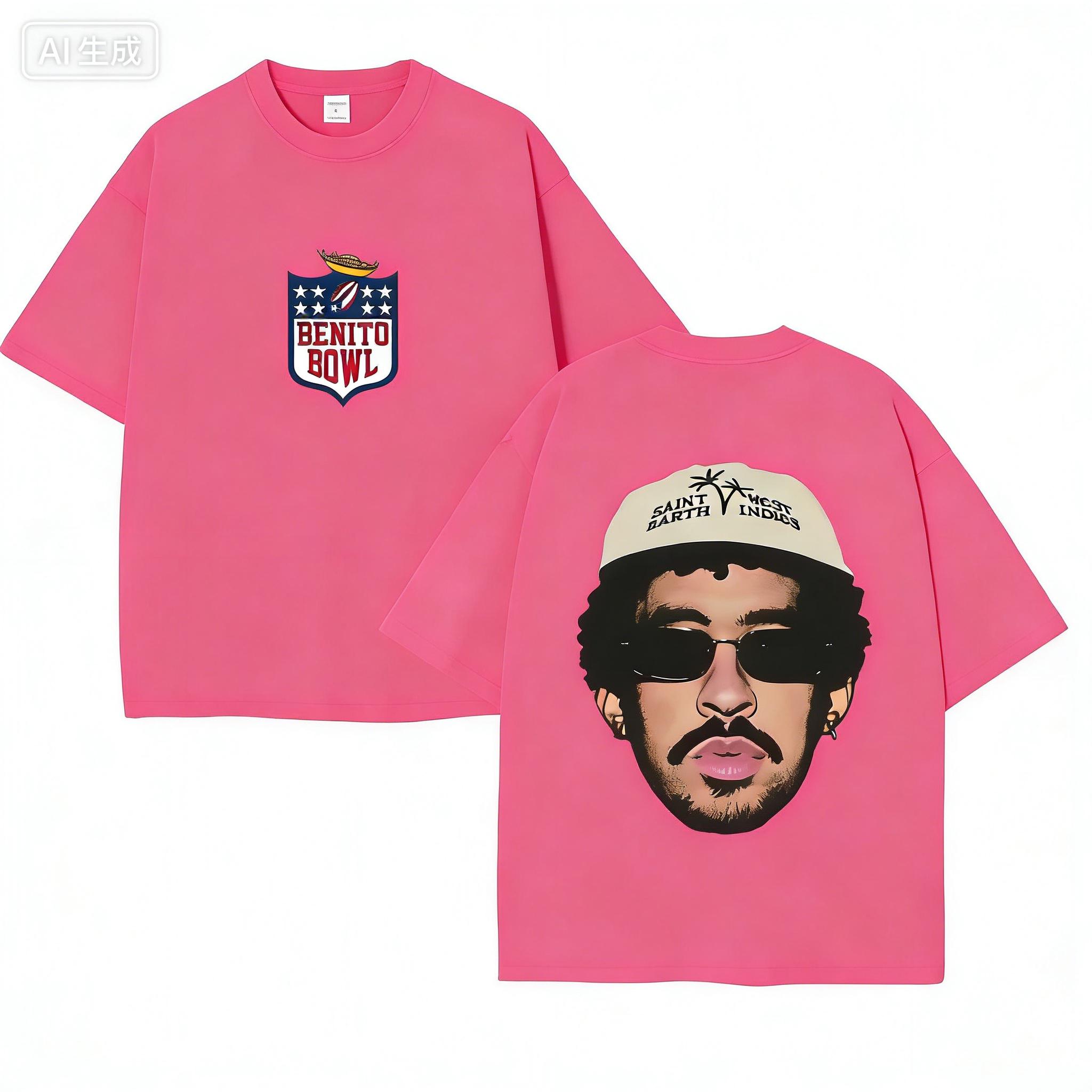 2026 Summer New Release Rap Artist Bad Bonnys Super Bowl Style HighQuality FashionComfortable Mens Printed Roundneck Tee 4XL
2026 Summer New Release Rap Artist Bad Bonnys Super Bowl Style HighQuality FashionComfortable Mens Printed Roundneck Tee 4XL