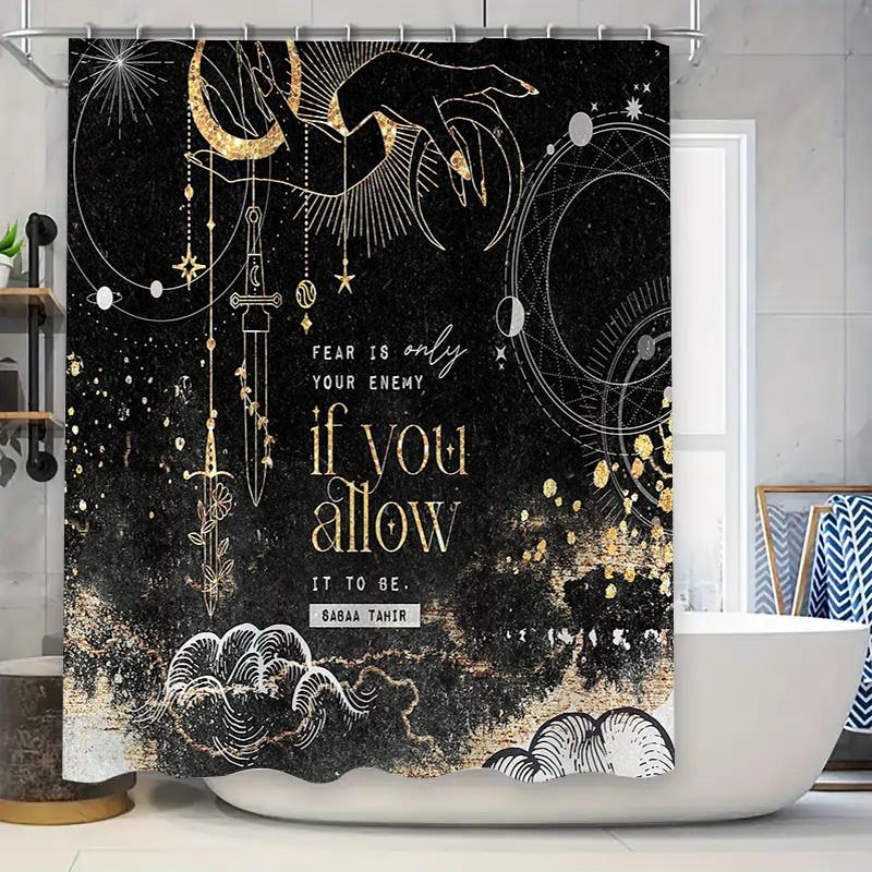 Ocean Wave Curtain Coastal Shower Curtain Sea Life Decor Bathroom Art Nautical Home Decor Beach Theme Shower Liner W60H190(CM)-1 Pcs
Ocean Wave Curtain Coastal Shower Curtain Sea Life Decor Bathroom Art Nautical Home Decor Beach Theme Shower Liner W60H190(CM)-1 Pcs