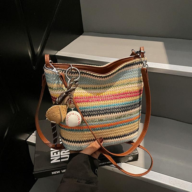 Yogodlns Bohemian Straw Beach Women Bag Handmade Shoulder Crossbody Bag Fashion Female Woven Bag Shopping Handbag Purse 24x11x20cm разноцветный
Yogodlns Bohemian Straw Beach Women Bag Handmade Shoulder Crossbody Bag Fashion Female Woven Bag Shopping Handbag Purse 24x11x20cm разноцветный