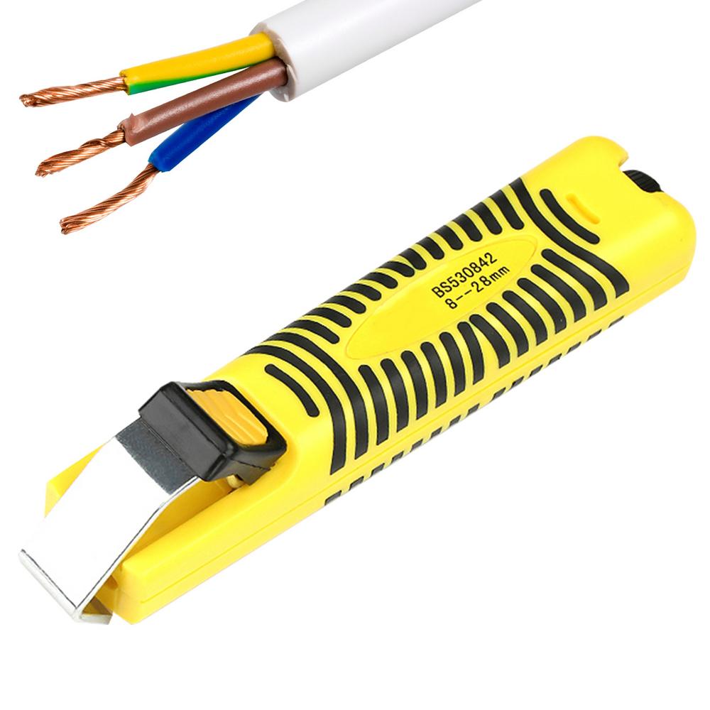 Універсальний інструмент для зняття ізоляції з дротів Ротаційний знімач ізоляції Знімачі Зручна ручка Регульований знімач оболонки кабелю Для більшості
Універсальний інструмент для зняття ізоляції з дротів Ротаційний знімач ізоляції Знімачі Зручна ручка Регульований знімач оболонки кабелю Для більшості