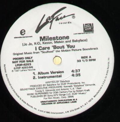 12inch Record MILESTONE - I Care Bout You LFDP4263PROMO LaFace Records 1997 US Rap & Hip-Hop/R&B Used
12inch Record MILESTONE - I Care Bout You LFDP4263PROMO LaFace Records 1997 US Rap & Hip-Hop/R&B Used