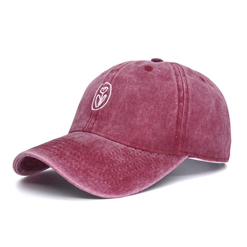Washed Cotton Floral Embroider Baseball Caps Women Gentlemen Fashion Single Color Peaked Hats Summer Sunshine Snapback Trucker Gor Practical Use Adjustable
Washed Cotton Floral Embroider Baseball Caps Women Gentlemen Fashion Single Color Peaked Hats Summer Sunshine Snapback Trucker Gor Practical Use Adjustable