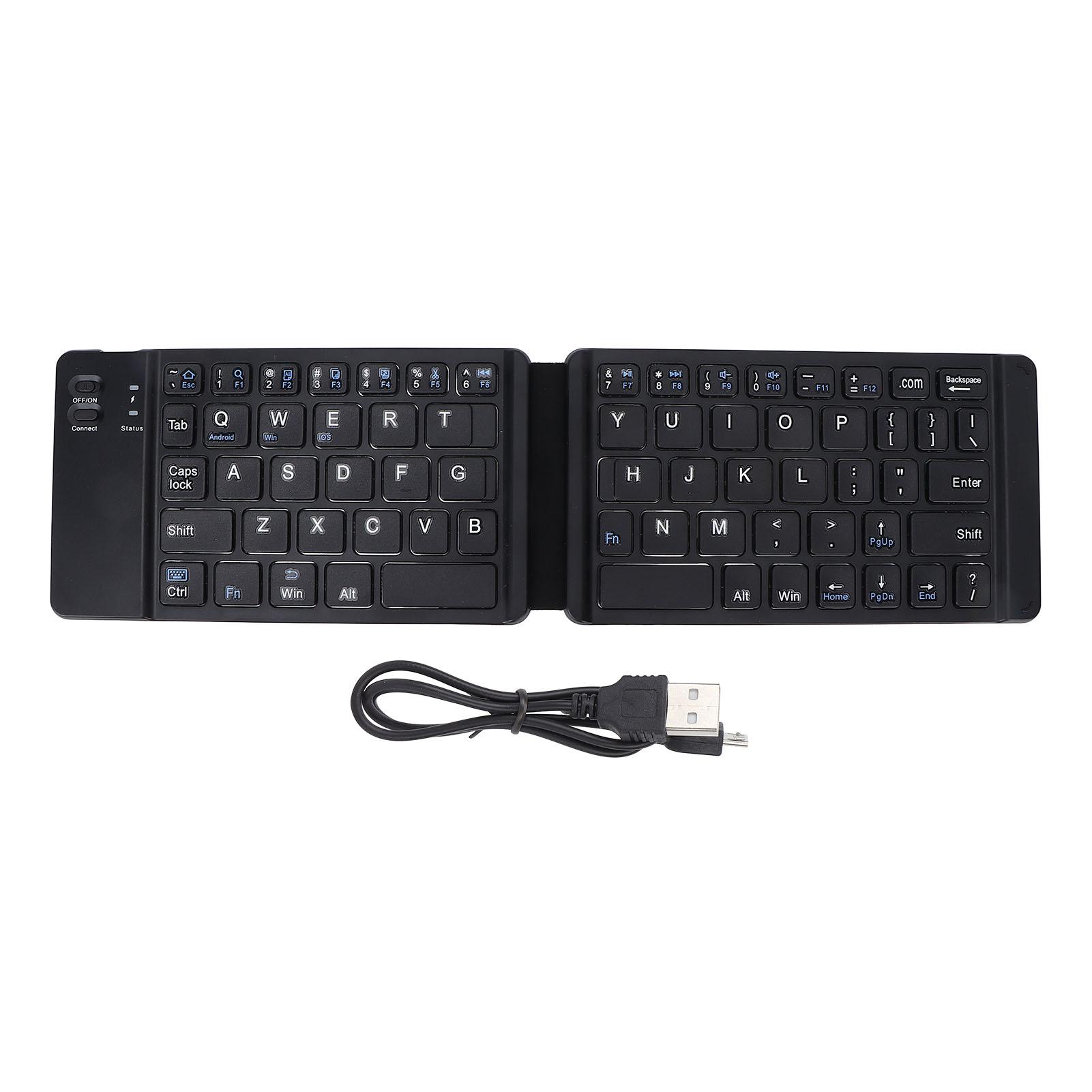 Foldable Keyboard BT3.0 Fast Typing Silent 120mAh Battery Compact Size Wide Compatibility Mini чёрный
Foldable Keyboard BT3.0 Fast Typing Silent 120mAh Battery Compact Size Wide Compatibility Mini чёрный