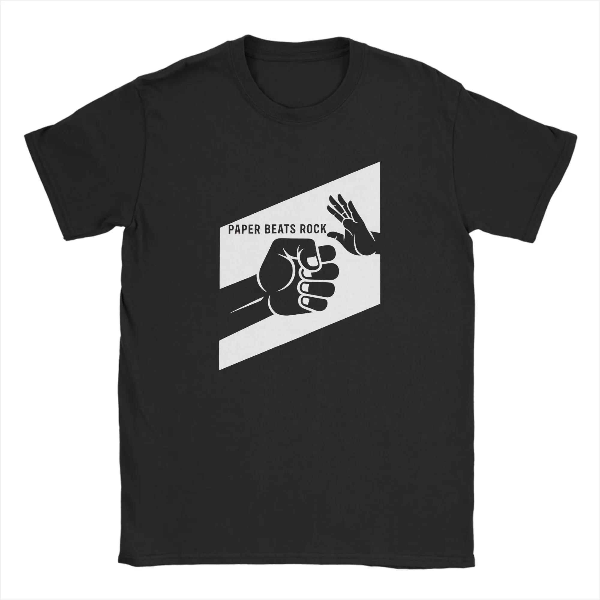 Men s Paper Beats Rock T Shirts Cotton Clothing Casual Short Sleeve Round Collar Tees Summer T-Shirts 4XL
Men s Paper Beats Rock T Shirts Cotton Clothing Casual Short Sleeve Round Collar Tees Summer T-Shirts 4XL