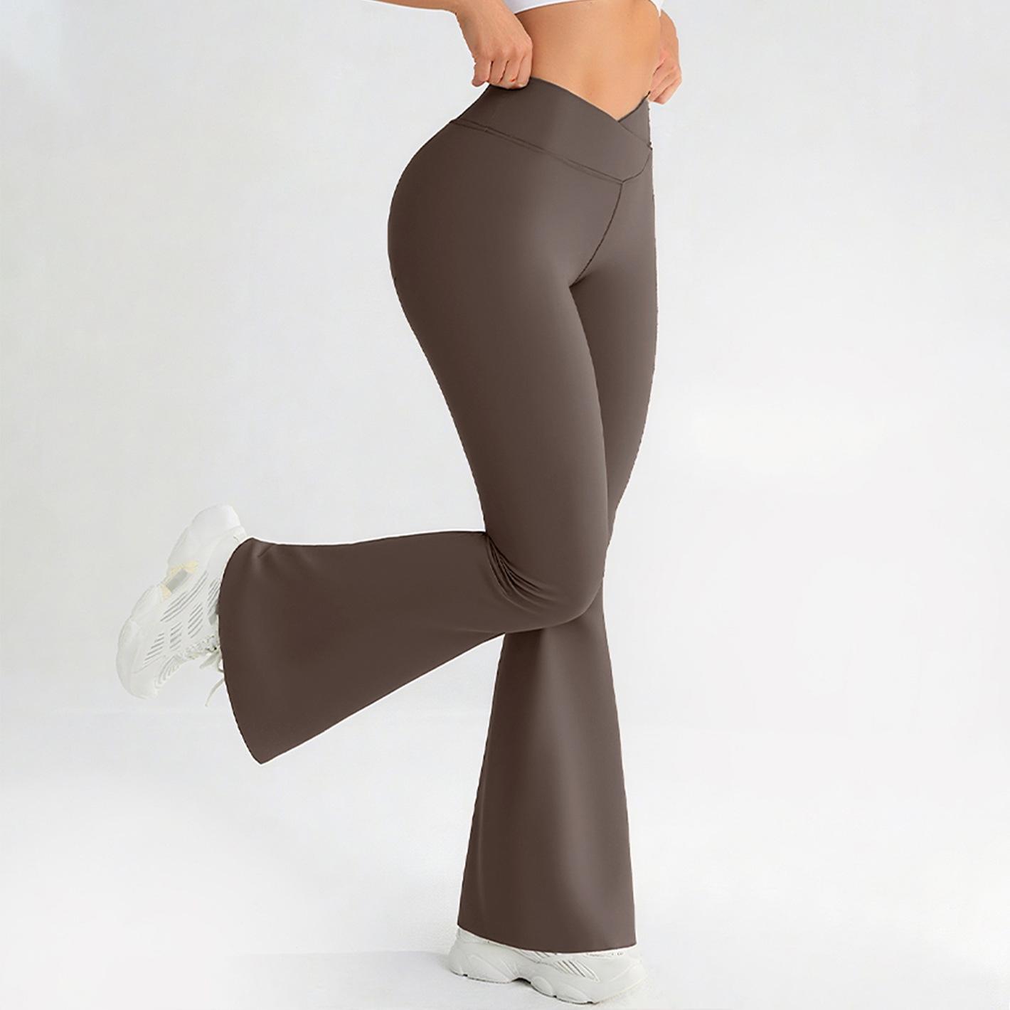 European & American V Waist Butt-Lifting Yoga Pants: Naked Feeling, Micro Flare Fitness Leggings L
European & American V Waist Butt-Lifting Yoga Pants: Naked Feeling, Micro Flare Fitness Leggings L