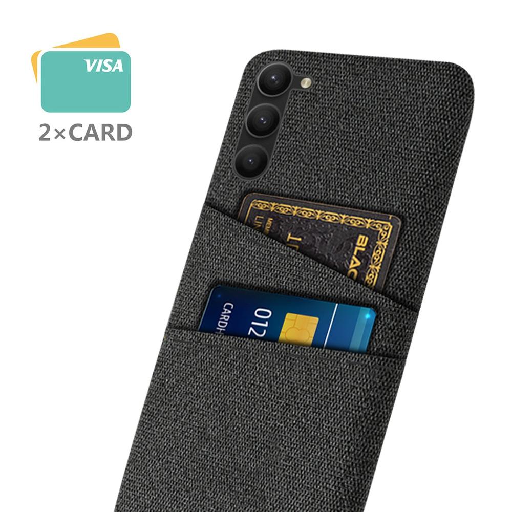 For Samsung Galaxy S23 Cloth Texture Anti-scratch Phone Case Dual Card Slots Hard PC Protective Cell Phone Back Cover Black
For Samsung Galaxy S23 Cloth Texture Anti-scratch Phone Case Dual Card Slots Hard PC Protective Cell Phone Back Cover Black