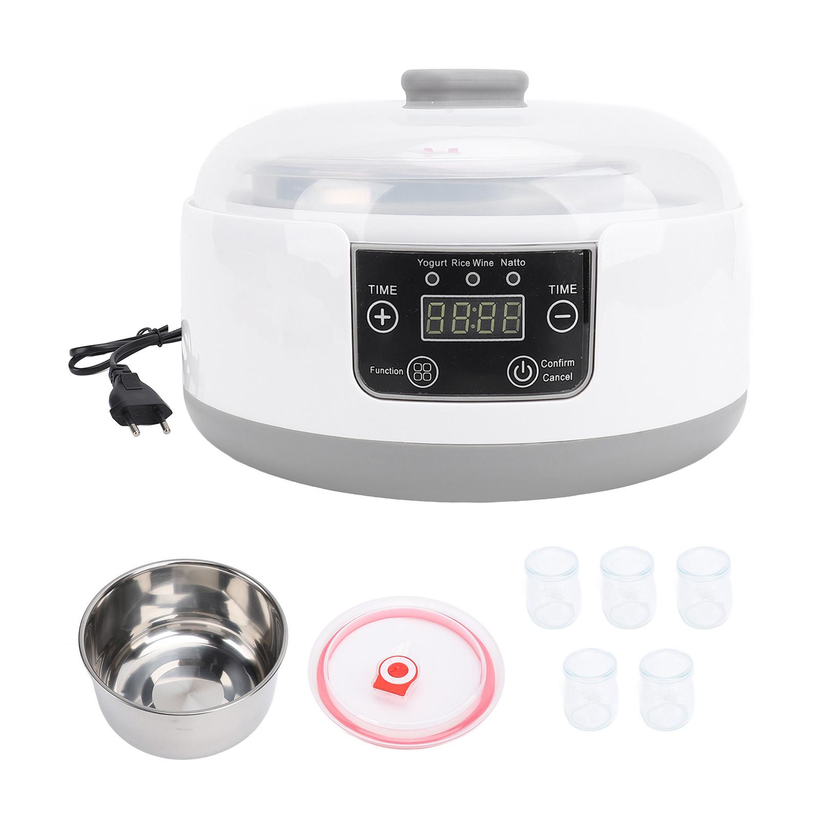 Electric Yogurt Maker Machine 1.2L Homemade Yogurt Natto Maker Small Home Yogurt Incubator with L(for 6.5-9kg)
Electric Yogurt Maker Machine 1.2L Homemade Yogurt Natto Maker Small Home Yogurt Incubator with L(for 6.5-9kg)