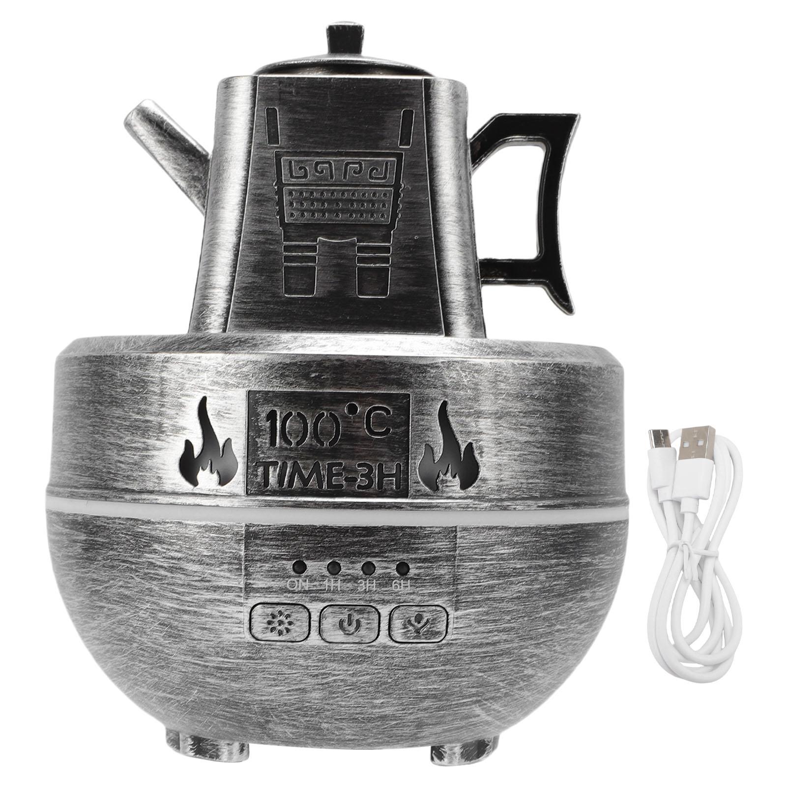 Aromatherapy Diffuser Humidifier Teapot Shaped Fragrance Oil Diffuser with Colorful Lights for Home антична бронзова кольору
Aromatherapy Diffuser Humidifier Teapot Shaped Fragrance Oil Diffuser with Colorful Lights for Home антична бронзова кольору