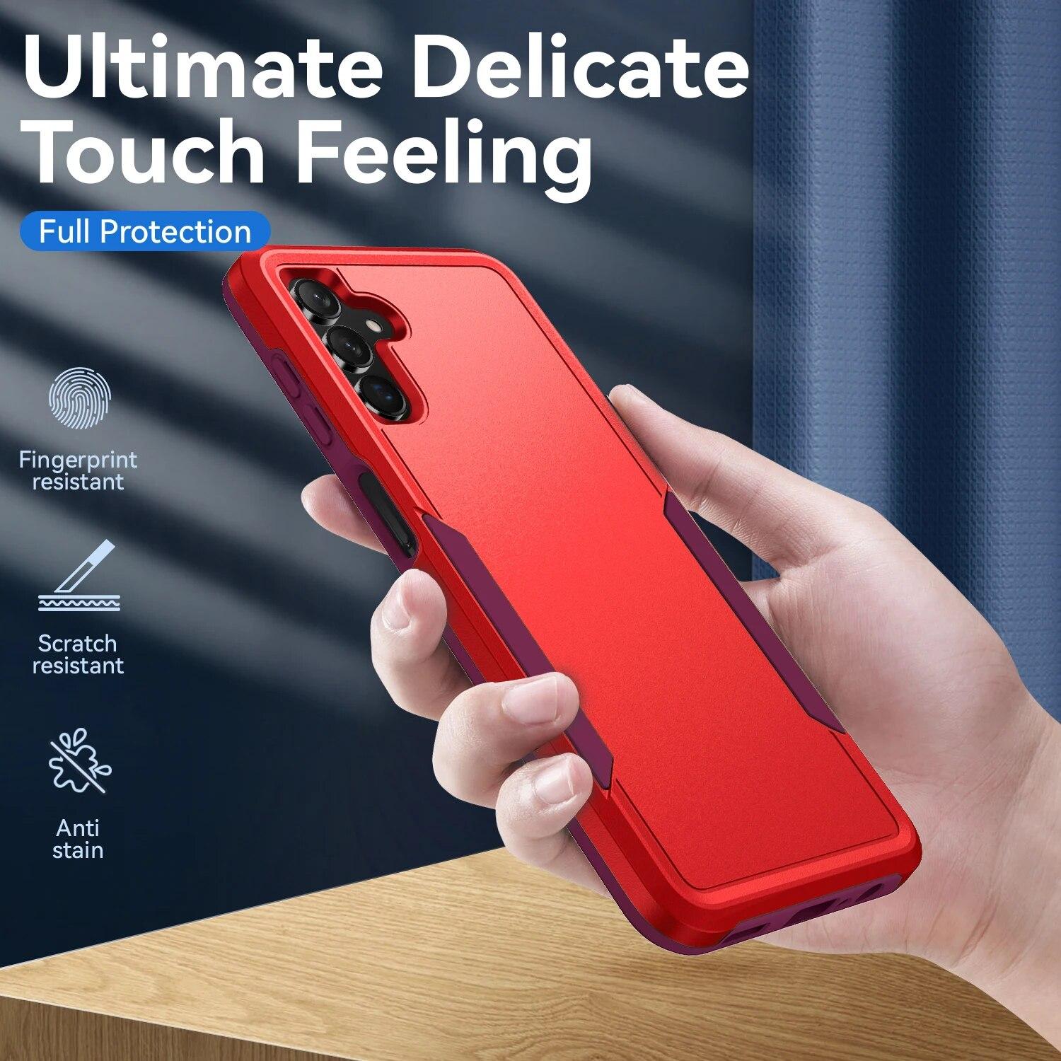 Нескользящий защитный чехол для телефона 2 в 1 для Samsung Galaxy S23 FE 5G S22 Ultra S21 Plus S20 A54 A14 A13 A04S A52 A52S A33 A53 A73 for Galaxy S23 FE красный
Нескользящий защитный чехол для телефона 2 в 1 для Samsung Galaxy S23 FE 5G S22 Ultra S21 Plus S20 A54 A14 A13 A04S A52 A52S A33 A53 A73 for Galaxy S23 FE красный
