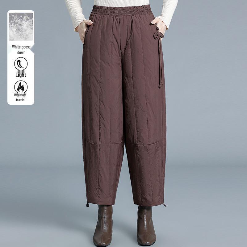 Women s High Waist Down Pants - Winter 2025 Windproof Warm Straight Leg for Moms 2XL (Suggested 140-155 catties)
Women s High Waist Down Pants - Winter 2025 Windproof Warm Straight Leg for Moms 2XL (Suggested 140-155 catties)