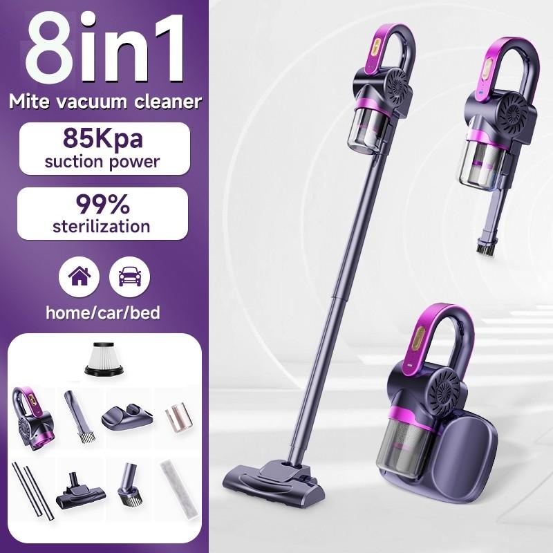 Беспроводной пылесос от пылевых клещей 8 в 1 Ультрафиолетовое излучение УФ-С Удаление бактерий Кровать Диван Бытовой пылесос фиолетовый
Беспроводной пылесос от пылевых клещей 8 в 1 Ультрафиолетовое излучение УФ-С Удаление бактерий Кровать Диван Бытовой пылесос фиолетовый
