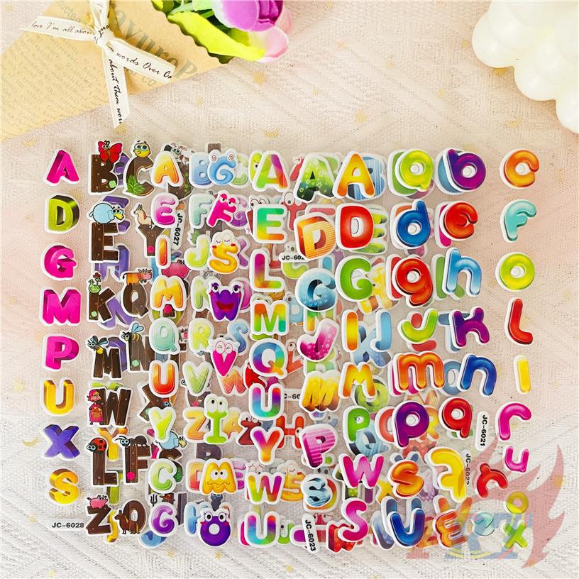 8Sheets/set Cartoon Letters Rewards Sticker Puffy Bubble Toys Stickers
8Sheets/set Cartoon Letters Rewards Sticker Puffy Bubble Toys Stickers