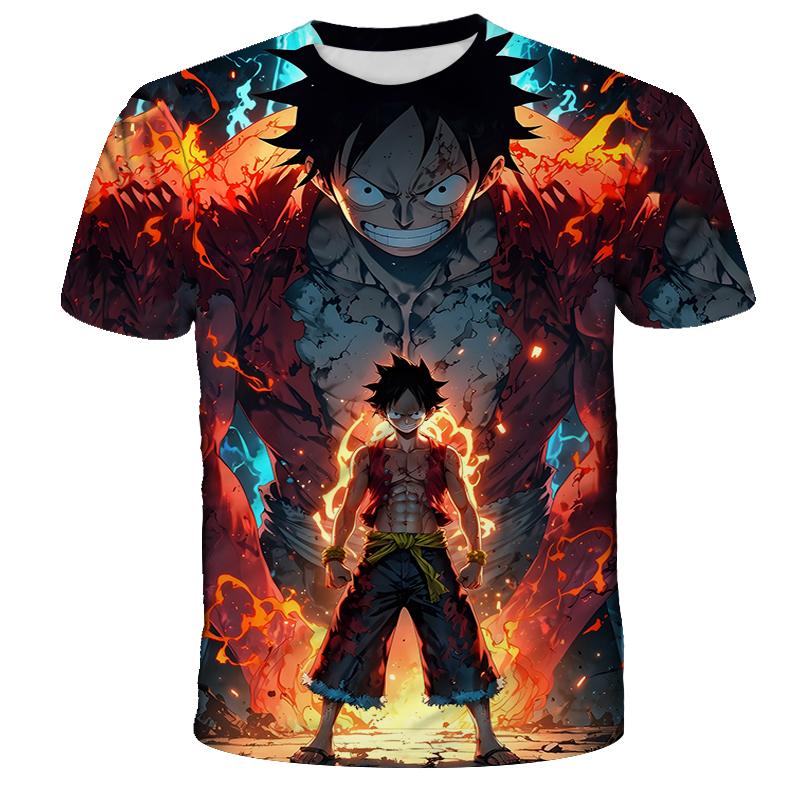 2025 Anime One Piece Boy T-shirt Cartoon Men Short-sleeved Cosplay Luffy Top-tier Loose and Breathable men s Clothing Black 160
2025 Anime One Piece Boy T-shirt Cartoon Men Short-sleeved Cosplay Luffy Top-tier Loose and Breathable men s Clothing Black 160