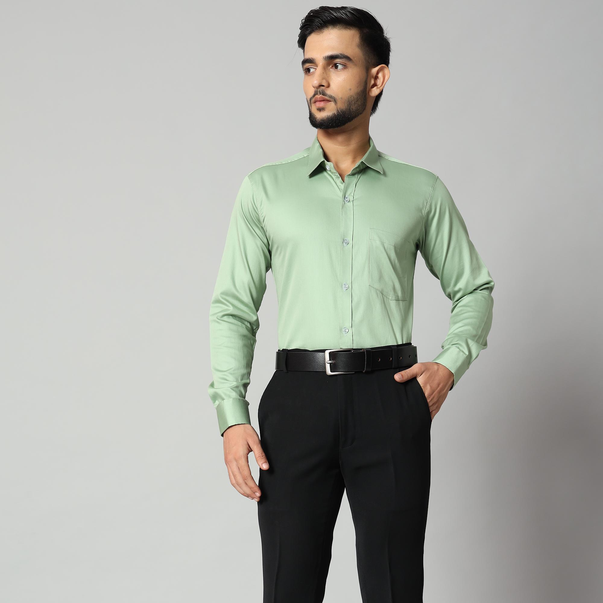 Мужская светло-зеленая рубашка в деловом стиле с длинными рукавами, 90% гребенного хлопка и 10% атласа S светло-зеленый
Мужская светло-зеленая рубашка в деловом стиле с длинными рукавами, 90% гребенного хлопка и 10% атласа S светло-зеленый