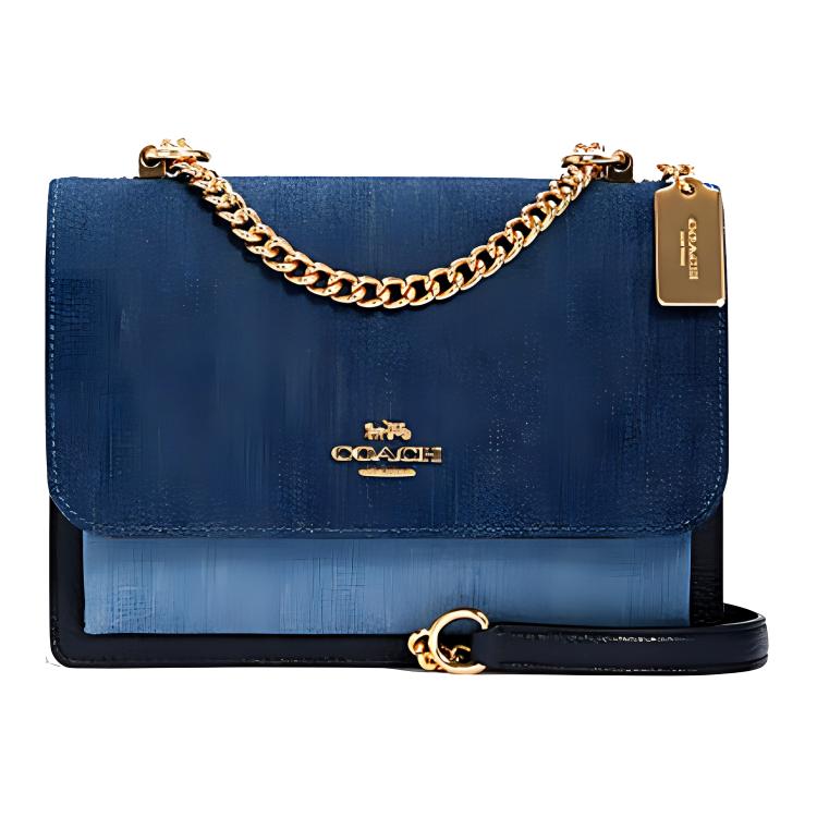 Coach Klare Series 21 Flap Chain Leather Crossbody Bag Small Women bags Color-Block-Denim-Blue C2831-IMDEI Basic Set (Bag+Dust Bag)
Coach Klare Series 21 Flap Chain Leather Crossbody Bag Small Women bags Color-Block-Denim-Blue C2831-IMDEI Basic Set (Bag+Dust Bag)
