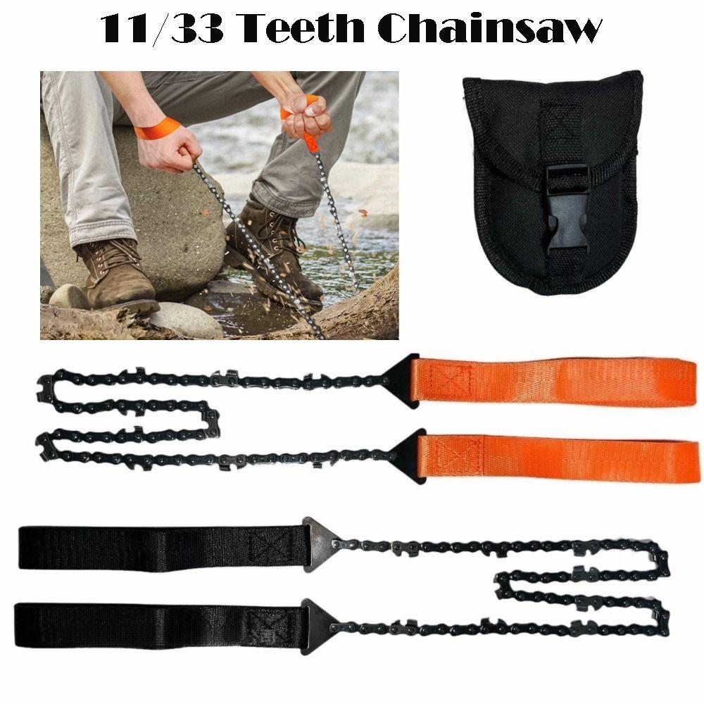 High Quality Portable Wire Saw 11/33 Teeth Multi Function Hand Drawn Saw Durable with Pouch Pocket Manual Saw Field Work Black-11 Teeth
High Quality Portable Wire Saw 11/33 Teeth Multi Function Hand Drawn Saw Durable with Pouch Pocket Manual Saw Field Work Black-11 Teeth