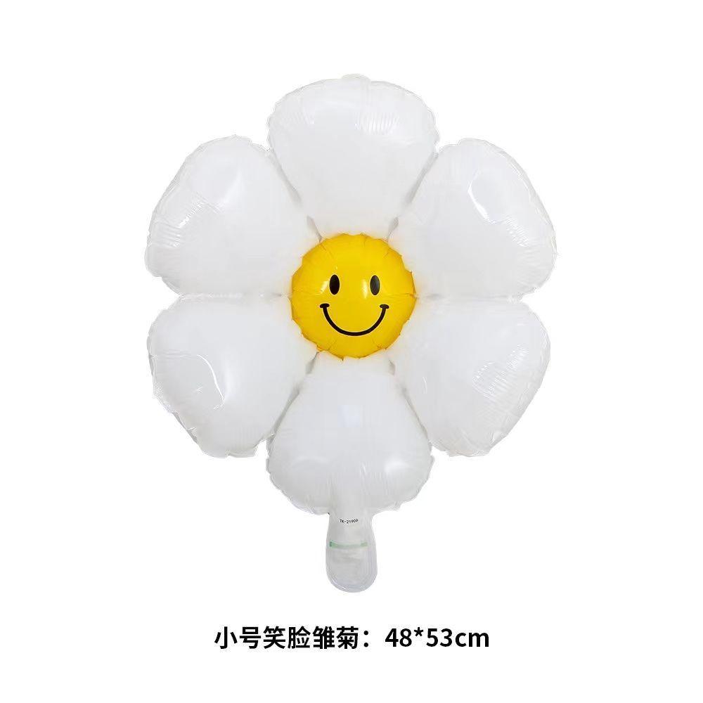 Egg Flower Sunflower Balloon Large Medium Small Daisy Flower Smiley Face Decoration Aluminum Film Balloon Small Small Daisy (smiley face)
Egg Flower Sunflower Balloon Large Medium Small Daisy Flower Smiley Face Decoration Aluminum Film Balloon Small Small Daisy (smiley face)