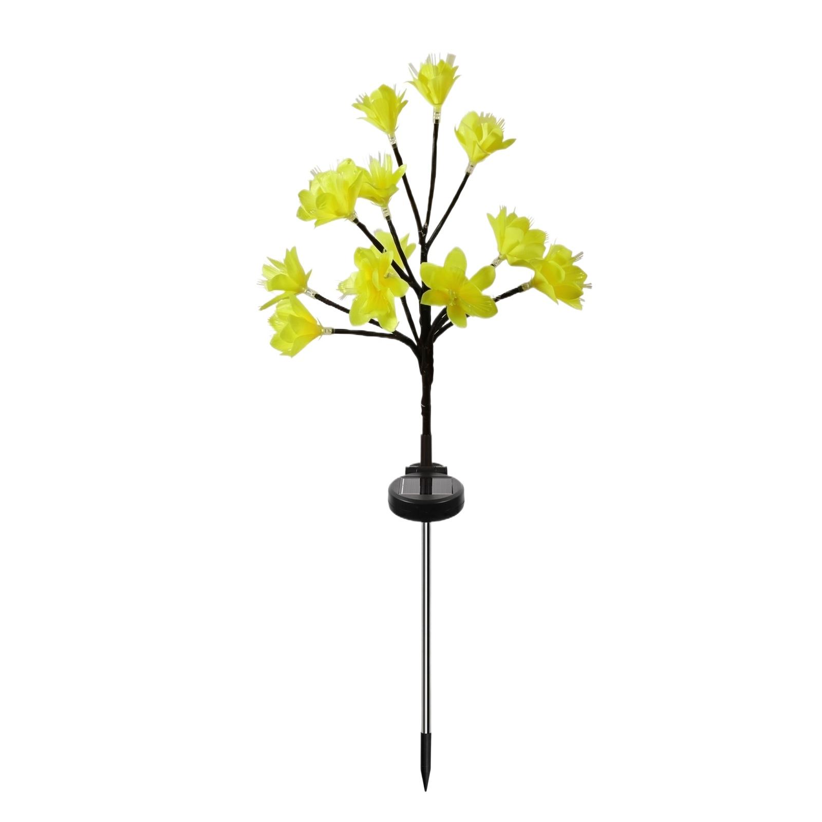 Solar Powered Outdoor Artificial Flower Garden Light with Stake for Yard Pathway Lawn Decoration Waterproof and Energy Saving one size жовтий
Solar Powered Outdoor Artificial Flower Garden Light with Stake for Yard Pathway Lawn Decoration Waterproof and Energy Saving one size жовтий