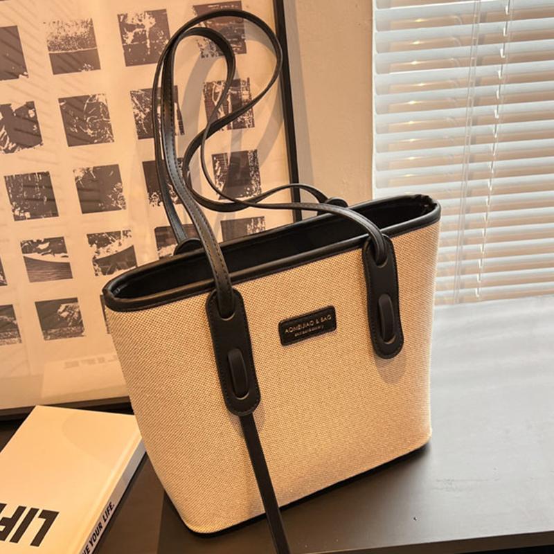 Большая вместительная женская сумка-тоут, модная контрастная цветная холщовая женская сумка, высокоуровневая текстурированная офисная женская сумка на одно плечо
Большая вместительная женская сумка-тоут, модная контрастная цветная холщовая женская сумка, высокоуровневая текстурированная офисная женская сумка на одно плечо