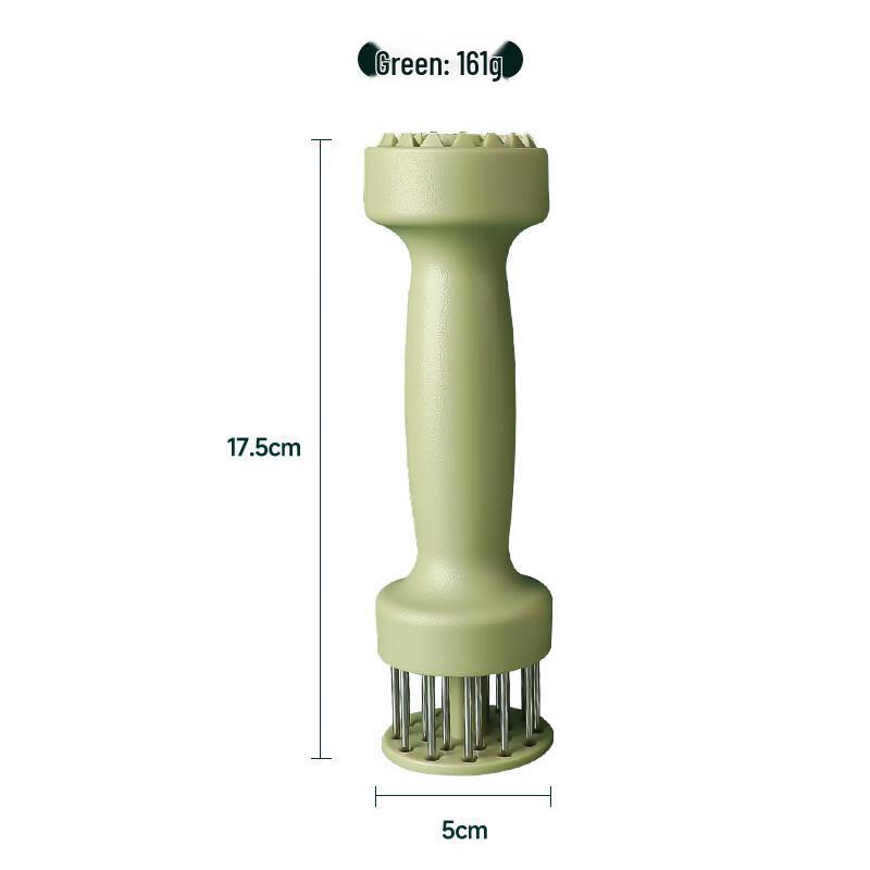 Stainless Steel 20-Needle Meat Tenderizer
Stainless Steel 20-Needle Meat Tenderizer
