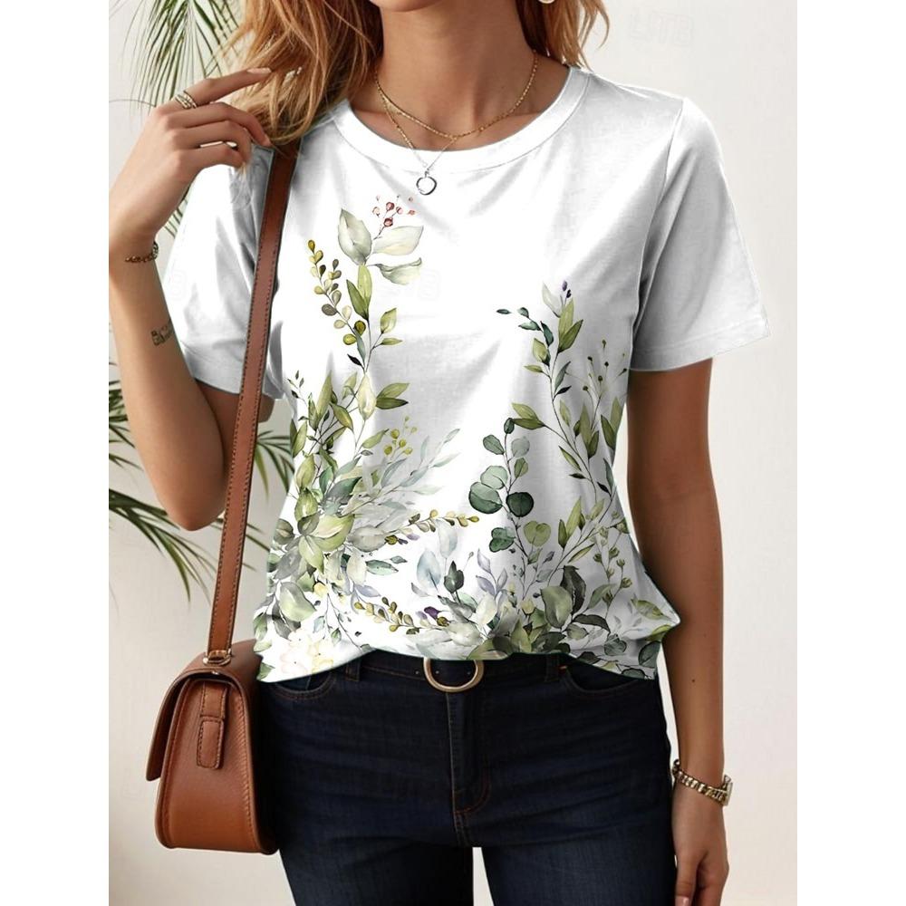 Summer Women s Y2k T Shirt Floral Graphic Fashion Stylish Classic Short Sleeve Crew Neck Tees Round Neck Regular Tops 8XL
Summer Women s Y2k T Shirt Floral Graphic Fashion Stylish Classic Short Sleeve Crew Neck Tees Round Neck Regular Tops 8XL