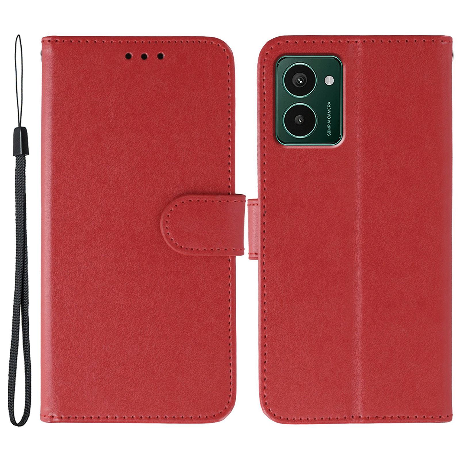 For HMD Pulse Pro Cases PU Leather Flip Wallet Phone Cover with Strap Red
For HMD Pulse Pro Cases PU Leather Flip Wallet Phone Cover with Strap Red