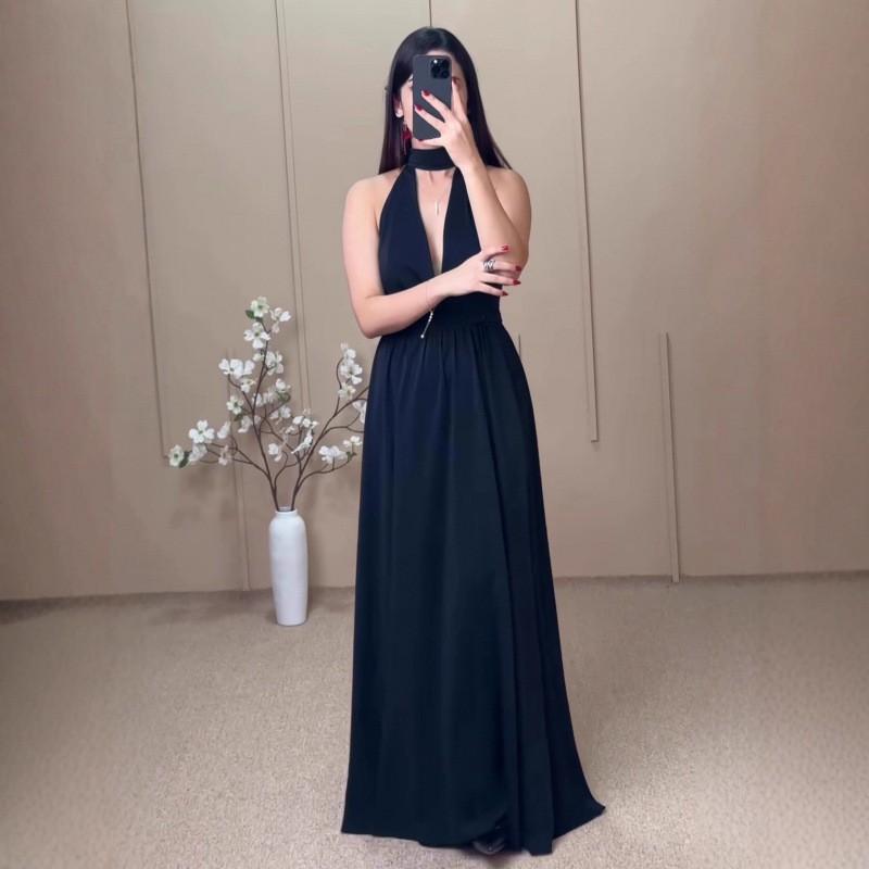 European American New Women s Clothing Low-neck Sleeveless High-rise Suspender Dress Sexy Backless Solid Color Long XXL темно-синього кольору
European American New Women s Clothing Low-neck Sleeveless High-rise Suspender Dress Sexy Backless Solid Color Long XXL темно-синього кольору