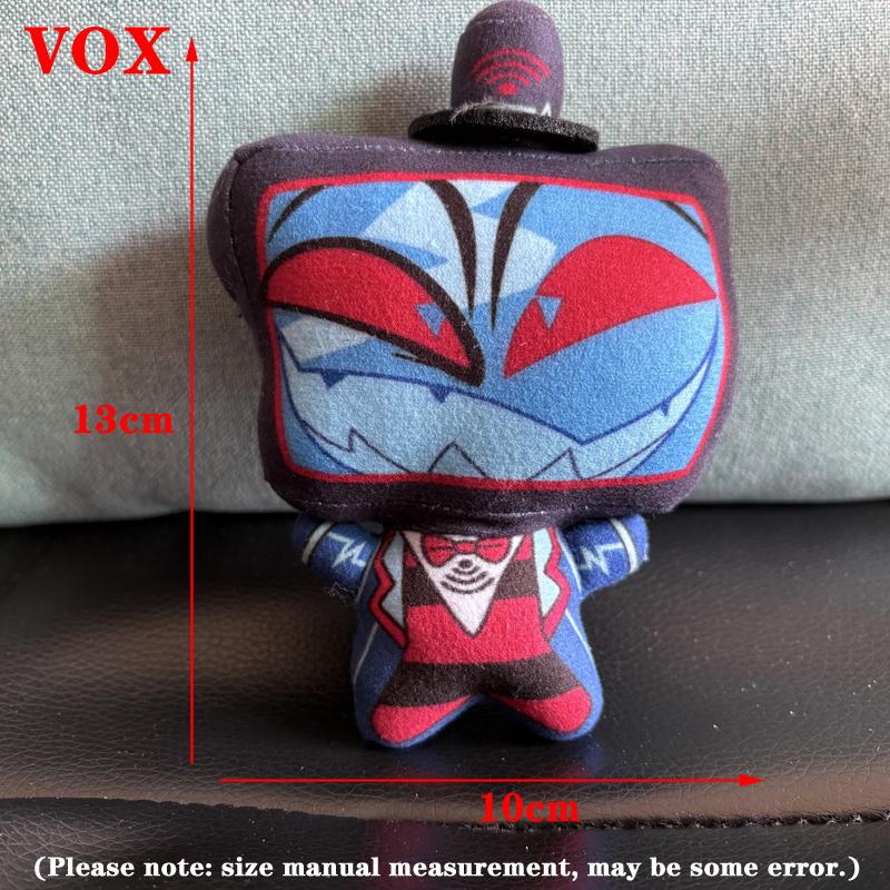 New 13cm Funny Lovely Anime Animation Hazbin Hotel Plush Toy VOX Lucifer Character Figure Peripherals Cute Plushie Doll Gift About 13cm
New 13cm Funny Lovely Anime Animation Hazbin Hotel Plush Toy VOX Lucifer Character Figure Peripherals Cute Plushie Doll Gift About 13cm