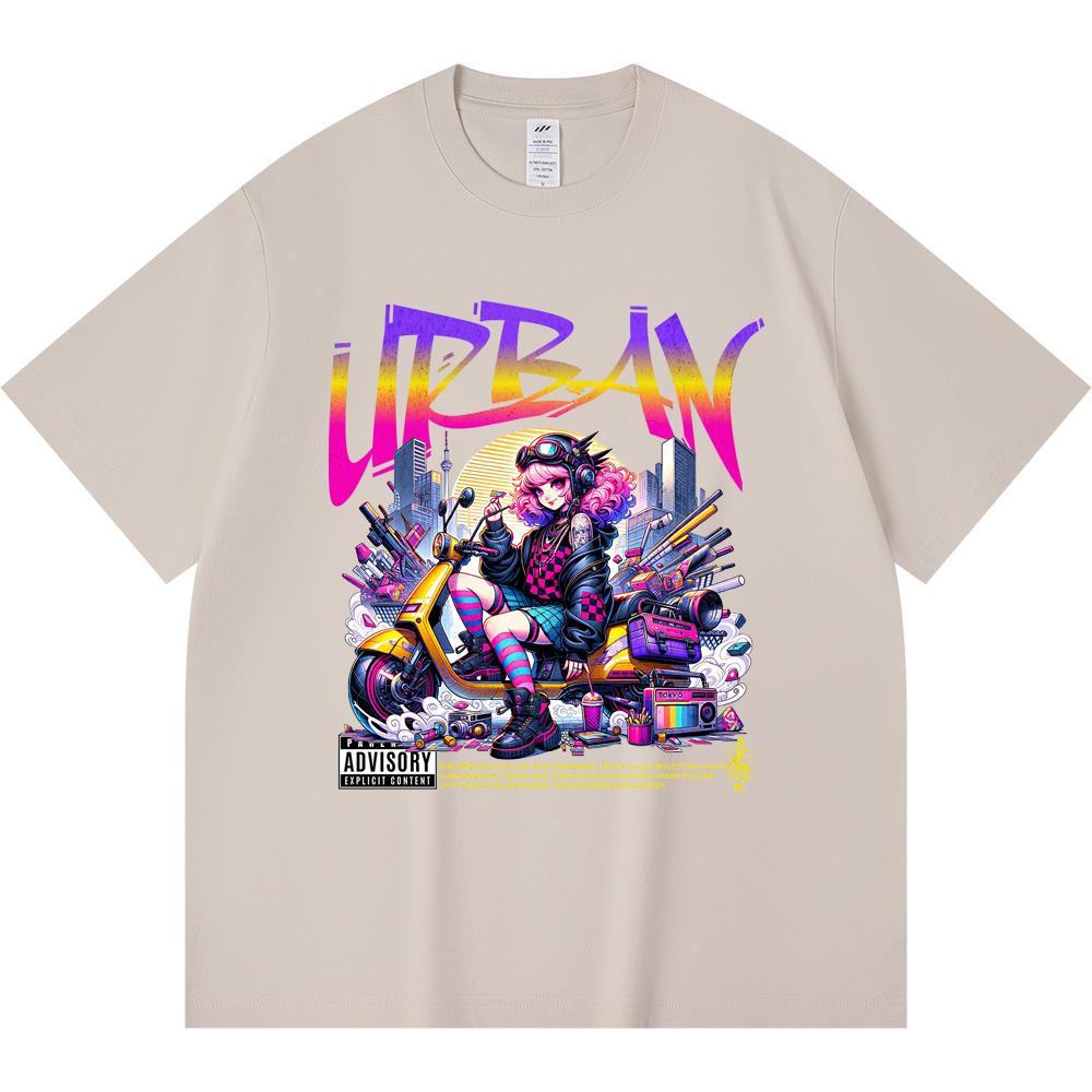 230GSM 100% Cotton T-Shirt Urban Girl Cyberpunk Future Streetwear And Music Print Tees Funny Harajuku Style Combed Cotton Tshirt XS абрикосовый
230GSM 100% Cotton T-Shirt Urban Girl Cyberpunk Future Streetwear And Music Print Tees Funny Harajuku Style Combed Cotton Tshirt XS абрикосовый