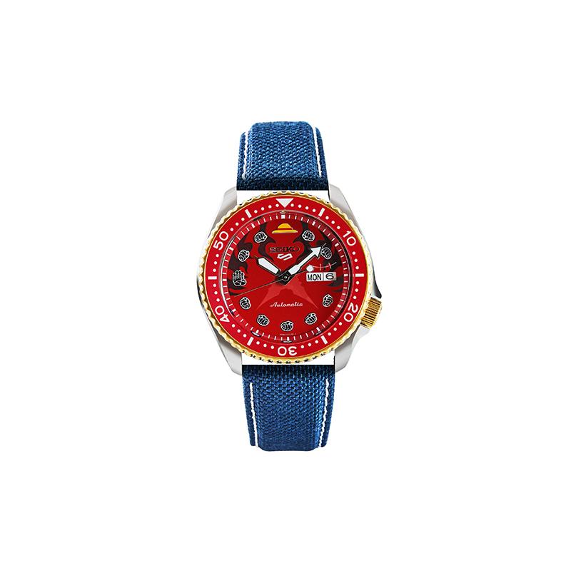 SEIKO One Piece Joint Limited Edition Luffy Sports and Leisure Commemorative Watch Mechanical Movement Leather Strap Men s Watch Red Dial SRPF62K1
SEIKO One Piece Joint Limited Edition Luffy Sports and Leisure Commemorative Watch Mechanical Movement Leather Strap Men s Watch Red Dial SRPF62K1