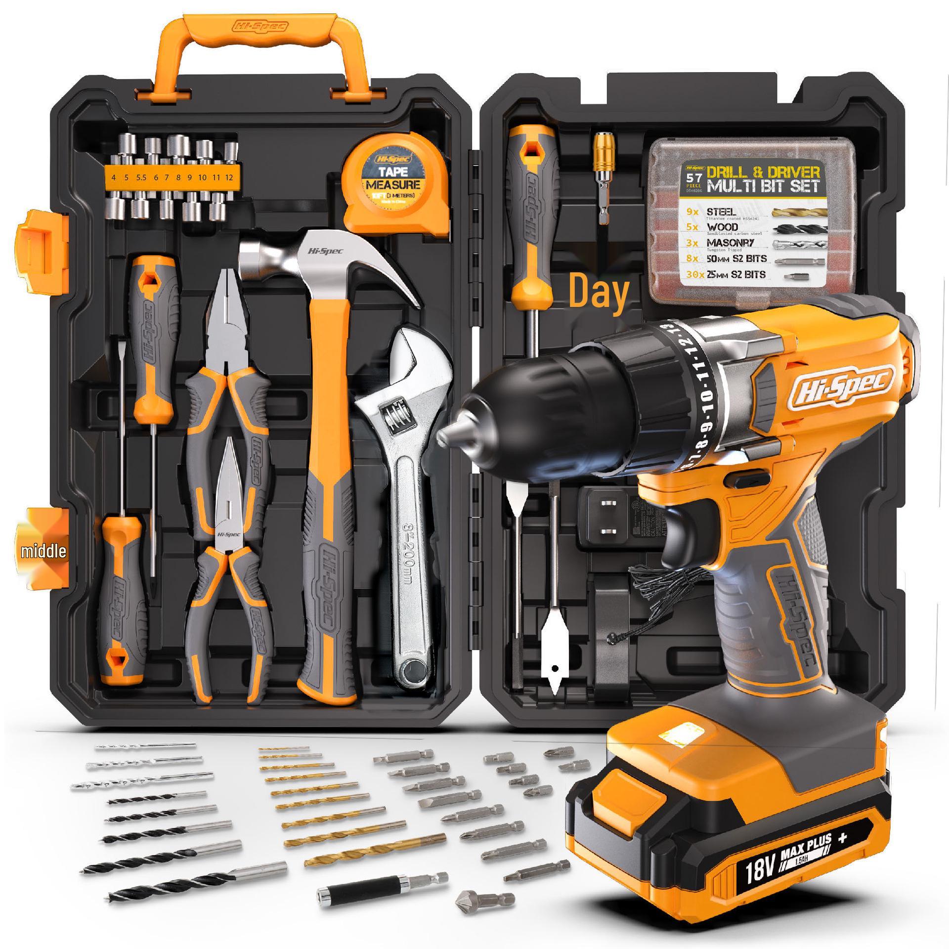 Набор инструментов для домашнего ремонта Xi Meng, 59 предметов
Набор инструментов для домашнего ремонта Xi Meng, 59 предметов