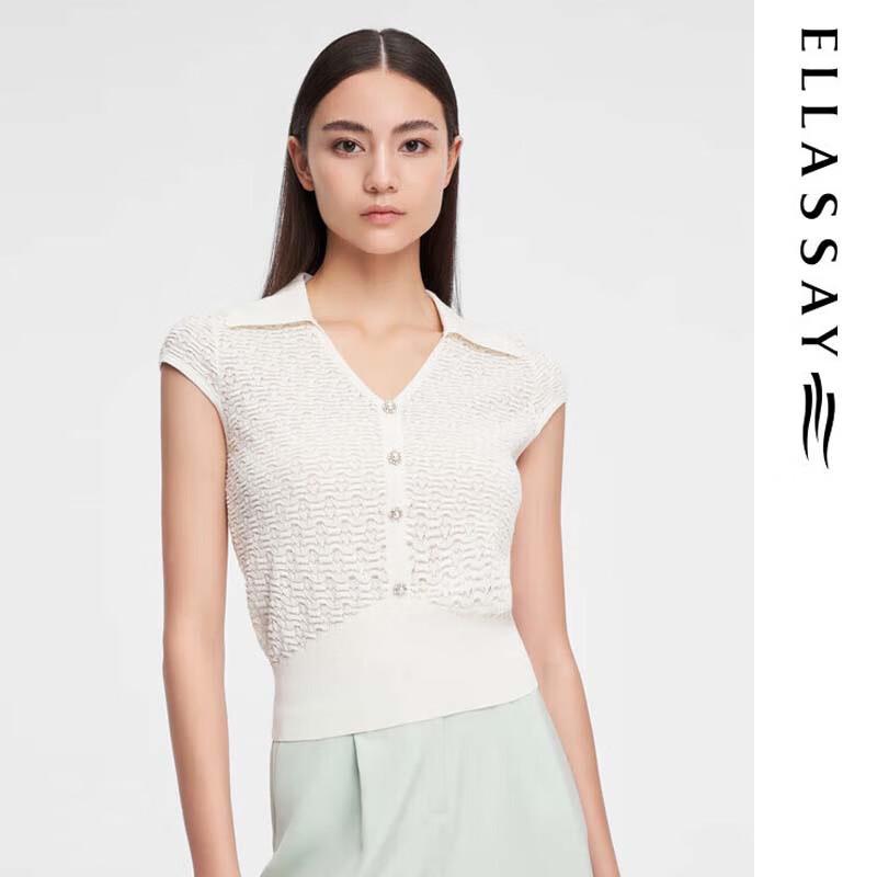 ELLASSAY Women s Elegant Polo Knit Top M
ELLASSAY Women s Elegant Polo Knit Top M