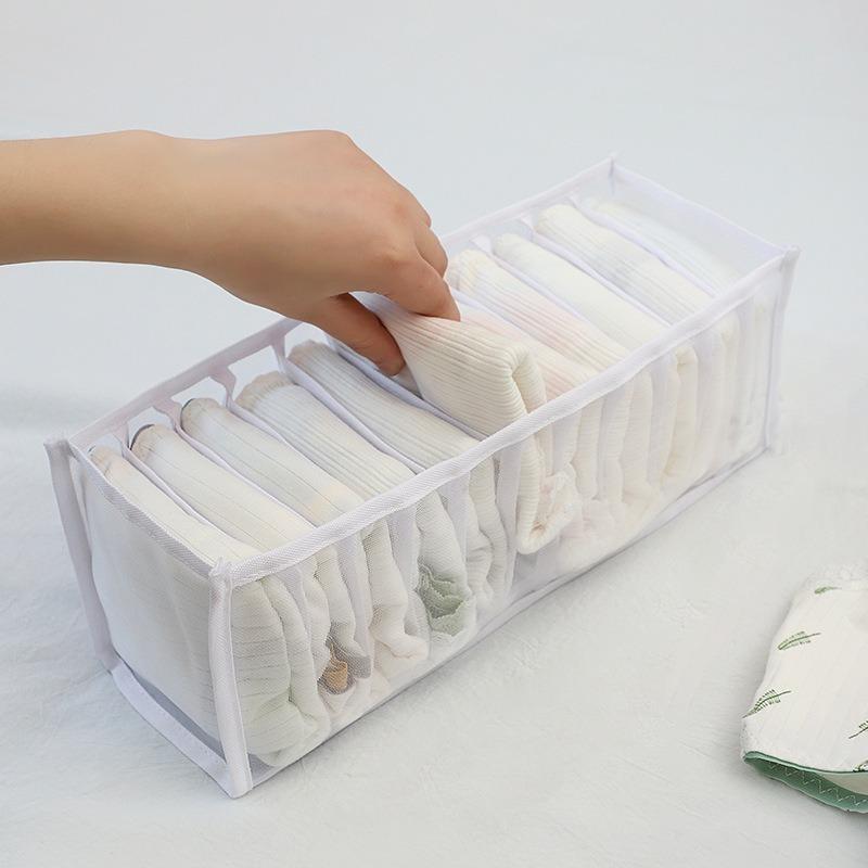 Household Underwear Storage BoxSocks and Underpants Three-in-one Drawer Storage and Organization Box Compartments 11 grids білий
Household Underwear Storage BoxSocks and Underpants Three-in-one Drawer Storage and Organization Box Compartments 11 grids білий
