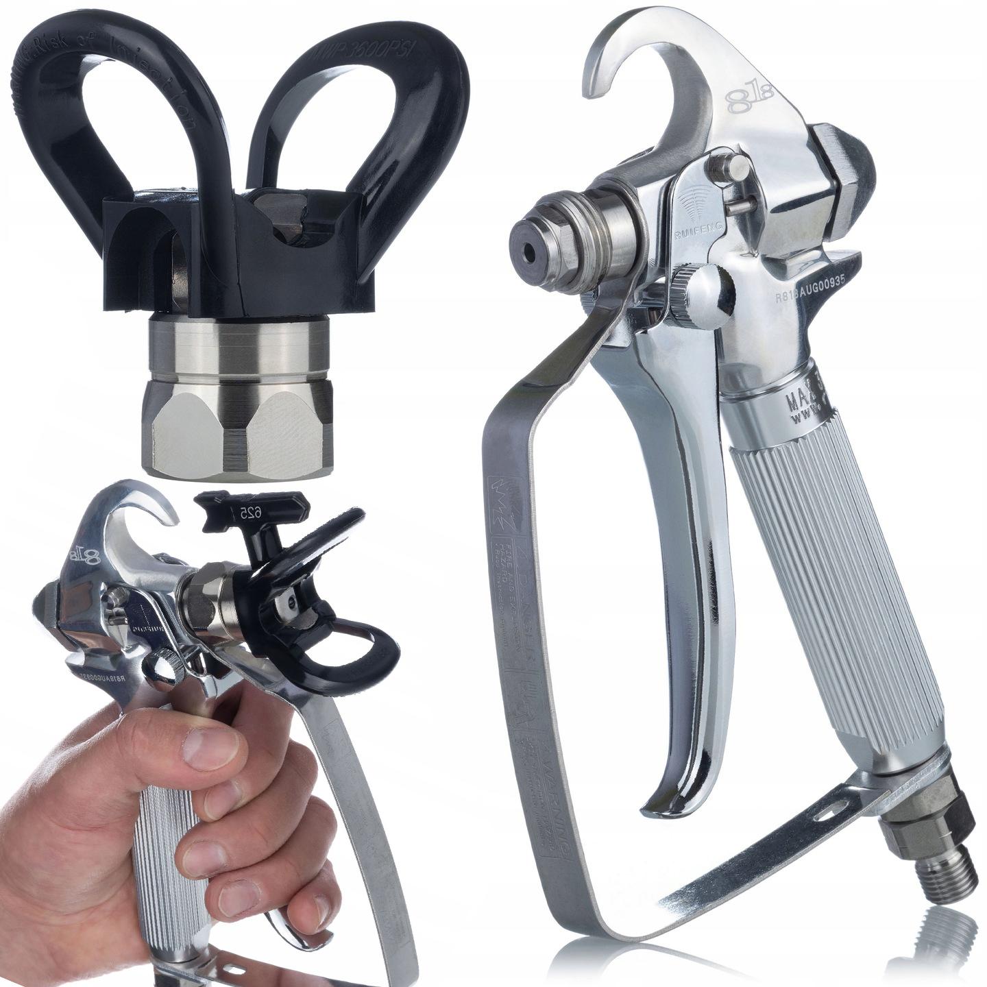 Zenthril Pistolet Malarski Aero X – Profesjonalna Jakość | Maksymalne Ciśnienie 3600psi | Wbudowany Filtr i Osłona Dyszy
Zenthril Pistolet Malarski Aero X – Profesjonalna Jakość | Maksymalne Ciśnienie 3600psi | Wbudowany Filtr i Osłona Dyszy