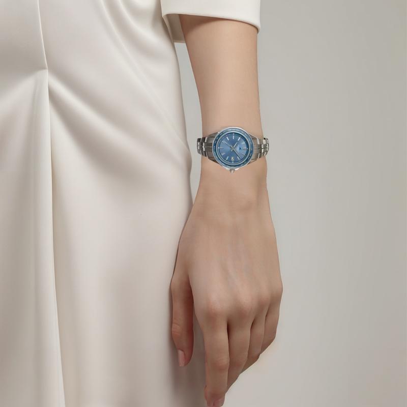 CASIO Manta S40 series 100 meters waterproof solar Quartz titanium strap same style for men and women blue dial OCW-S40-2AJF синій
CASIO Manta S40 series 100 meters waterproof solar Quartz titanium strap same style for men and women blue dial OCW-S40-2AJF синій