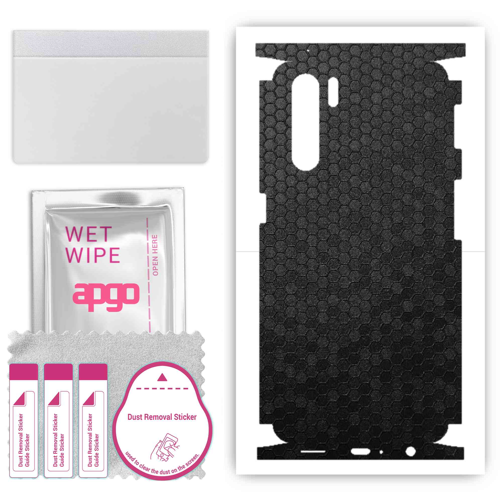 apgo Protective Skin Sticker for the back+sides compatible with Oppo Reno3, Full Wrap Film, Foil, Vinyl - Pattern Black Honeycomb
apgo Protective Skin Sticker for the back+sides compatible with Oppo Reno3, Full Wrap Film, Foil, Vinyl - Pattern Black Honeycomb