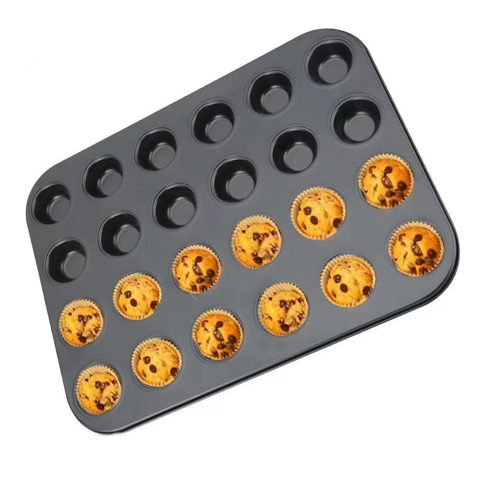 24 holes cake mould Multifunctional baking utensils high temperature resistant easy to take off the mould home cake baking tray
24 holes cake mould Multifunctional baking utensils high temperature resistant easy to take off the mould home cake baking tray