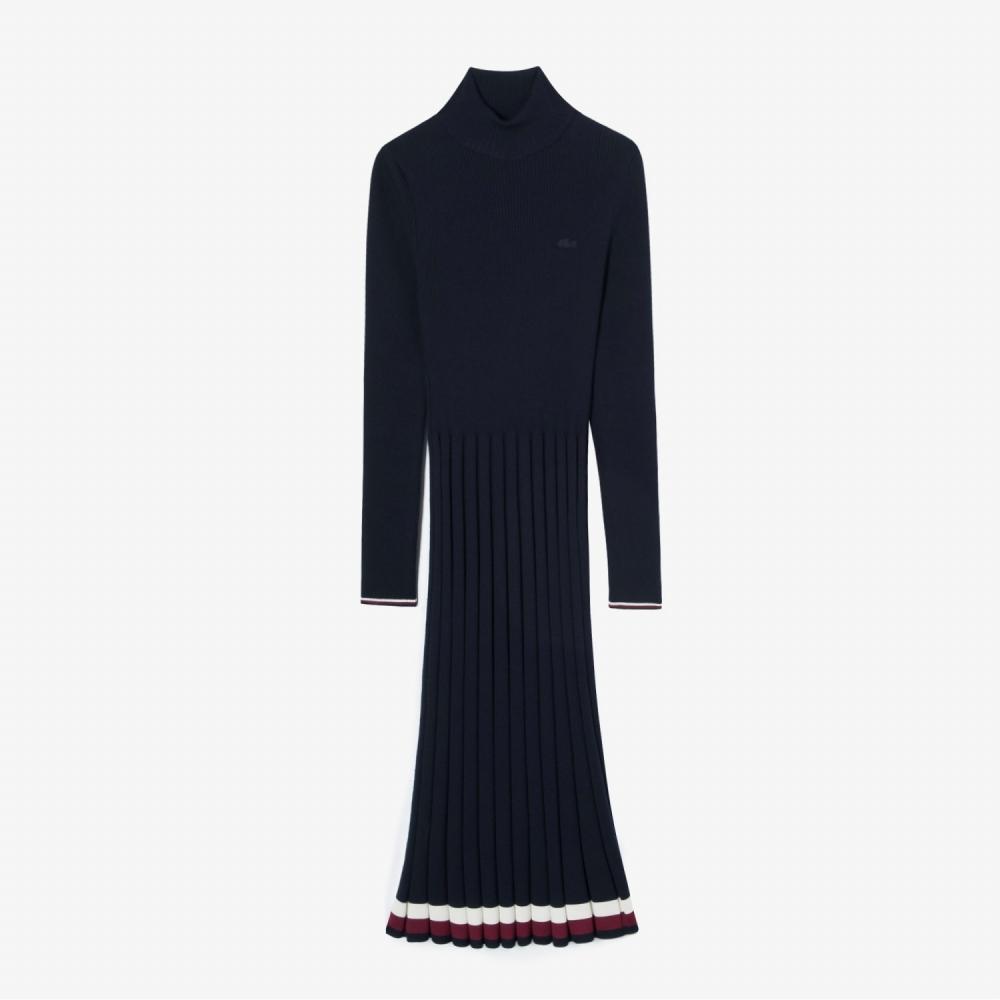 LACOSTE Женское платье-свитер с высоким воротником и подолом по цвету EF184E 53N 166
LACOSTE Женское платье-свитер с высоким воротником и подолом по цвету EF184E 53N 166