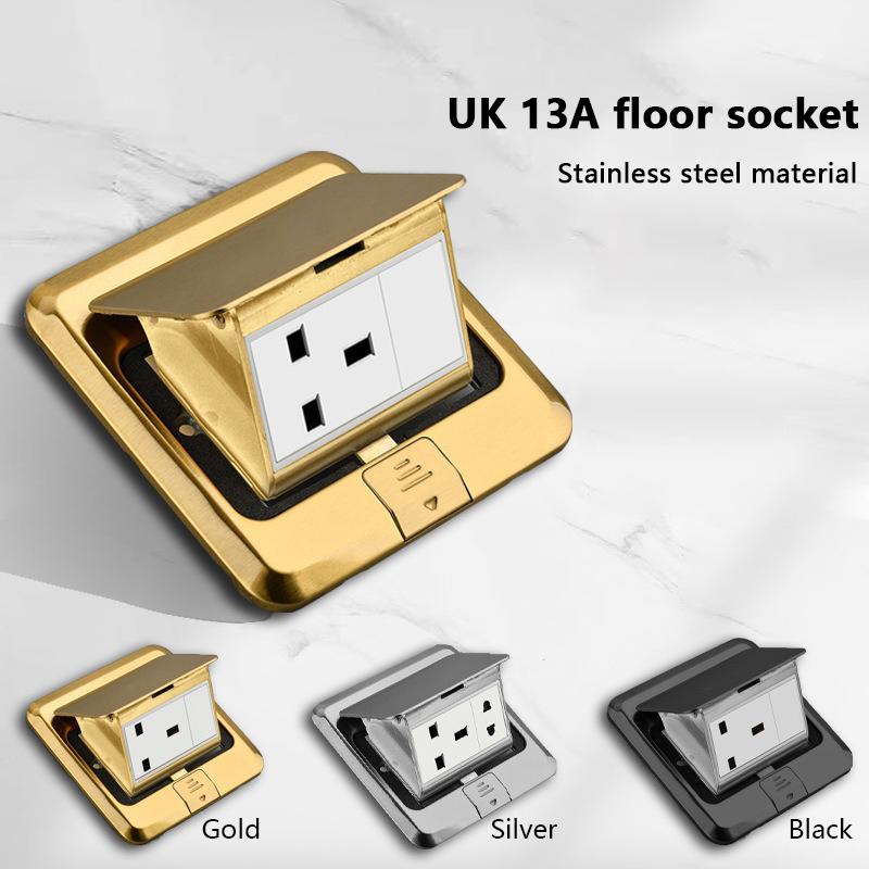 UK Standard 13A floor waterproof socket,British Kitchen Bedroom indoor Waterproof outlet hidden computer Stainless Steel plug UK Computer CAT66
UK Standard 13A floor waterproof socket,British Kitchen Bedroom indoor Waterproof outlet hidden computer Stainless Steel plug UK Computer CAT66