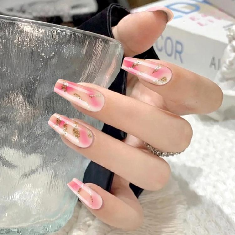 Coffin French Tips Fake Nail Glues On Nail Stick On Nail Press On Nail Artificial False Nail for Womens and Girls 1
Coffin French Tips Fake Nail Glues On Nail Stick On Nail Press On Nail Artificial False Nail for Womens and Girls 1