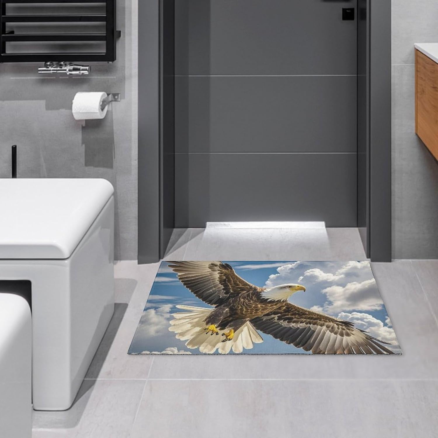 Crystal velvet carpetan Eagle Area Rug for Living Room Non Slip Furry Carpet Indoor Machine Washable Rug Entryway Floor Carpet L 60x90cm
Crystal velvet carpetan Eagle Area Rug for Living Room Non Slip Furry Carpet Indoor Machine Washable Rug Entryway Floor Carpet L 60x90cm