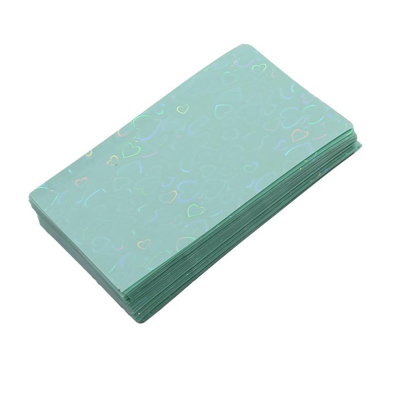 50PCS Laser Heart Card Sleeves For Pokemon Photo Trading Sports Cards Protector Tarot Shield Board Magical Holder Cover 61x91mm мятный зеленый
50PCS Laser Heart Card Sleeves For Pokemon Photo Trading Sports Cards Protector Tarot Shield Board Magical Holder Cover 61x91mm мятный зеленый