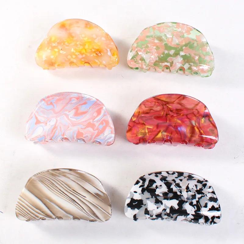 40 Colors Elegant Women s Hair Clips Acetate Speckled Stripes Crab Claw Hairpin Fashion Ponytail Girls Hair Accessories Headwear
40 Colors Elegant Women s Hair Clips Acetate Speckled Stripes Crab Claw Hairpin Fashion Ponytail Girls Hair Accessories Headwear