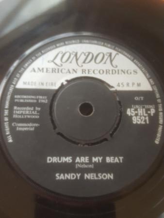 7inch Record SANDY NELSON - Drums Are My Beat 45HLP9521 London American 1961 Ireland Jazz Used
7inch Record SANDY NELSON - Drums Are My Beat 45HLP9521 London American 1961 Ireland Jazz Used