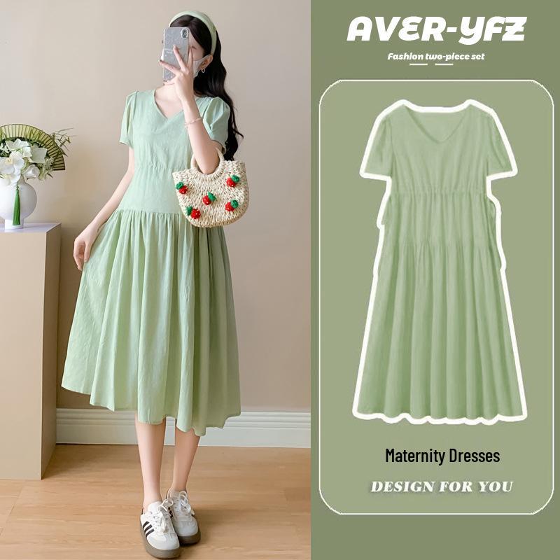 Elegant French Style V-Neck Jacquard Maternity Dress - Summer 2026 Collection XL
Elegant French Style V-Neck Jacquard Maternity Dress - Summer 2026 Collection XL