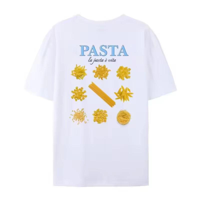 Back Print Pasta Graphic Tees Loose Short Sleeve Italian Food Tshirt Women Retro Unisex Fashion Tops Cute Pasta Lover T Shirt S
Back Print Pasta Graphic Tees Loose Short Sleeve Italian Food Tshirt Women Retro Unisex Fashion Tops Cute Pasta Lover T Shirt S