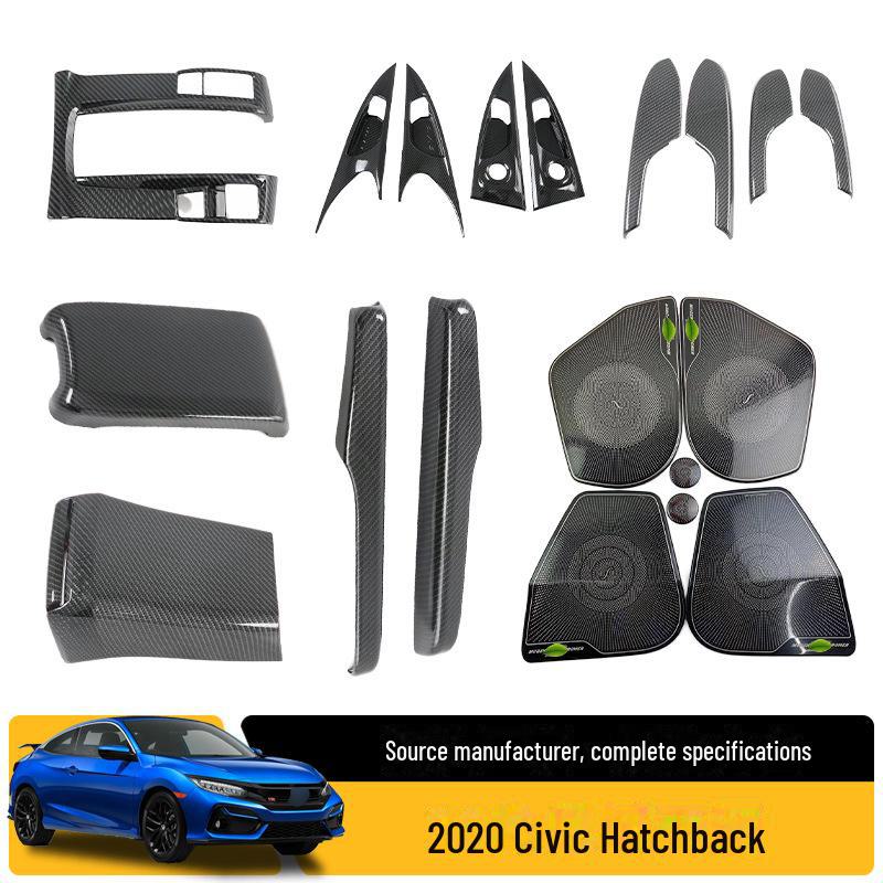 Подходит для Civic Hatchback 2020 года: Внутренняя ручка, рама коробки передач, подлокотник задней двери, украшение автомобиля.
Подходит для Civic Hatchback 2020 года: Внутренняя ручка, рама коробки передач, подлокотник задней двери, украшение автомобиля.
