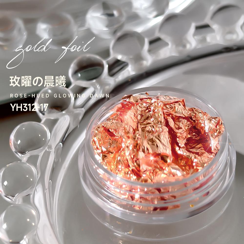 High Brightness Nail Art Gold Foil Paper Jewelry Internet Famous New Style Tin Sticker Fragments Ultra-thin Decorative Patches
High Brightness Nail Art Gold Foil Paper Jewelry Internet Famous New Style Tin Sticker Fragments Ultra-thin Decorative Patches