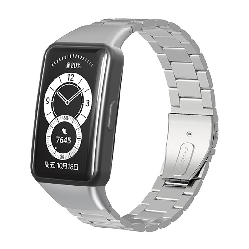 Premium Stainless Steel 3 Beads Accurate Cutting Process Replacement Bracelet Wristband Watch Band for Huawei Honor 6/Huawei Band 6 Silver
Premium Stainless Steel 3 Beads Accurate Cutting Process Replacement Bracelet Wristband Watch Band for Huawei Honor 6/Huawei Band 6 Silver